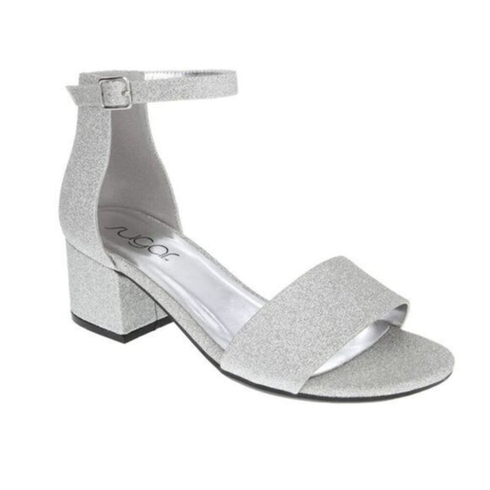 Sugar Women’s Sandals sz 6.5 Silver Slip NEW # Box 711 - Picture 2 of 7